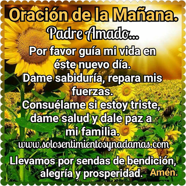 Oración de la mañana.