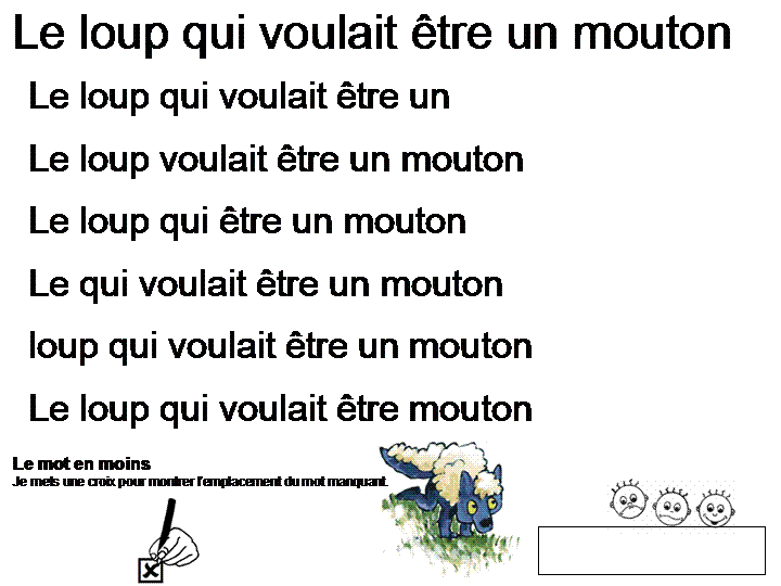 Le Loup Qui Voulait Etre Un Mouton Maternelle: Le loup qui voulait être un mouton, exploitation en lecture