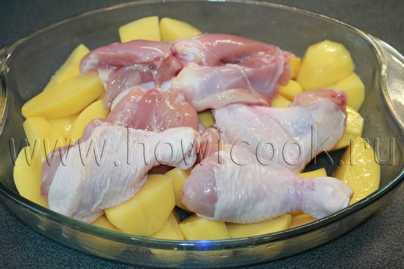 Закуска «Охапки сена» с курицей и картофелем