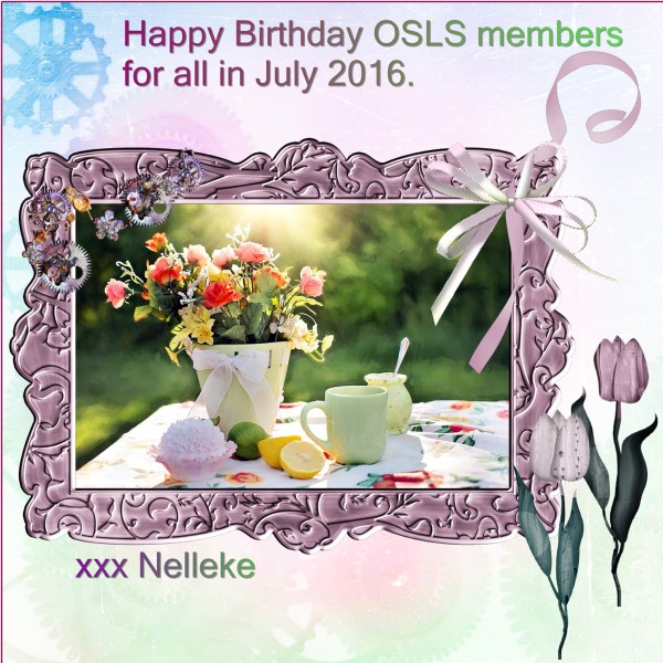 July 2016 - Happy Bday OSLS members