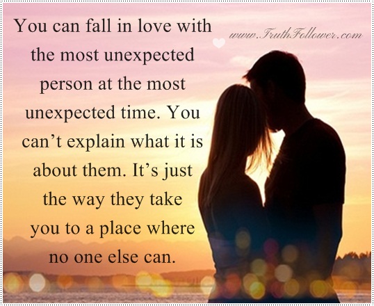 fall in love with the most unexpected person
