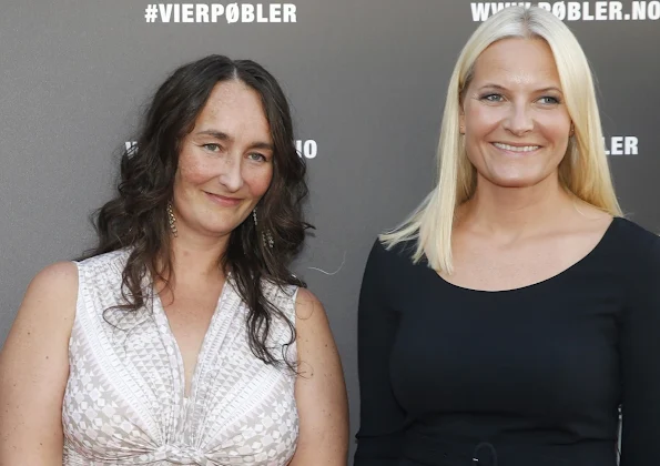 Princess Mette-Marit of Norway attended premiere of the documentary "Pøbler" (Rabble)