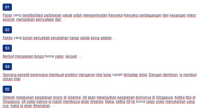 Contoh Soal Transaksi Mata Uang Asing Melex Indonesia