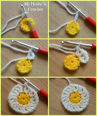 Crochet Daisy / Flower Coaster -  Free Pattern with Tutorial