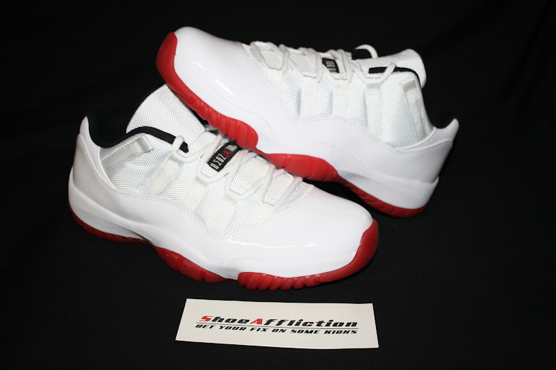 11s white and red