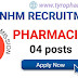 State Health Society, NHM Recruitment - Pharmacist 04 posts