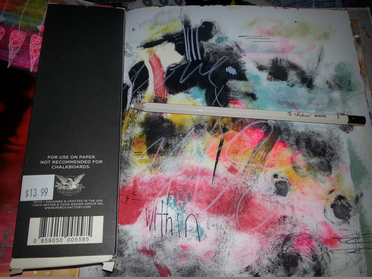 Kelly Kilmer Artist and Instructor "Midtown" White Chalk Pencil by The