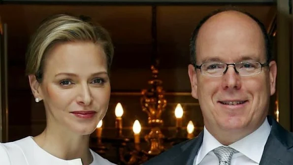 Prince Albert and Princess Charlene attended the Monaco Red Cross gifts distribution as part of the National Day ceremonies in Monte-Carlo