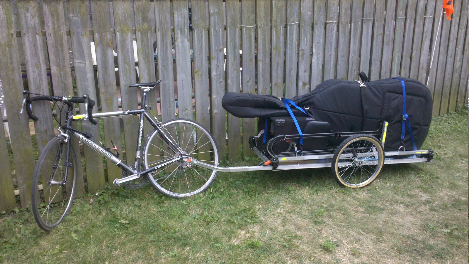 Matt's Music Blog Bicycle Trailer for Double Bass & Amp