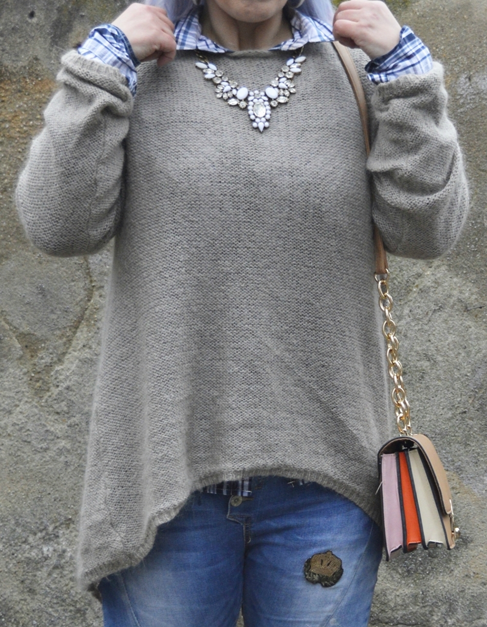 Black Leather Biker Jacket Oversized - Streetstyle im Winter