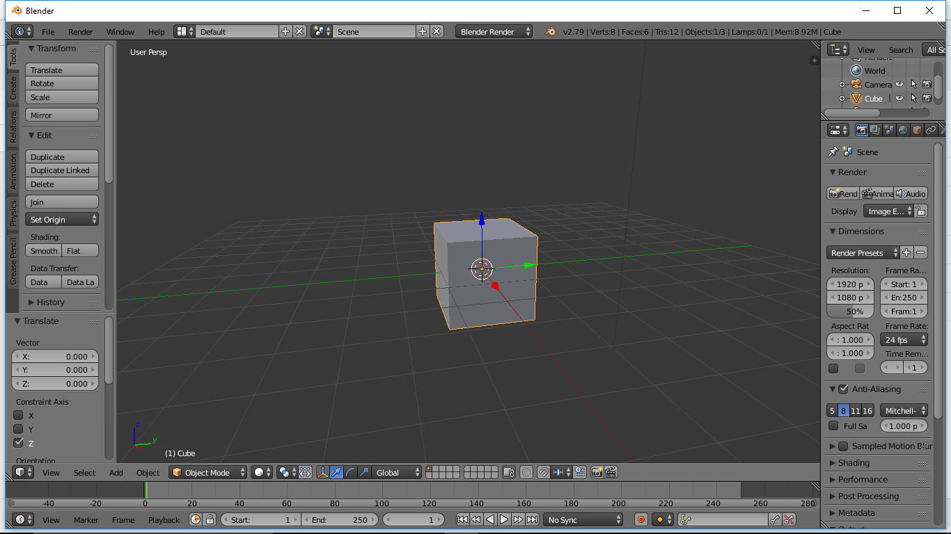 How to use mouse in Blender