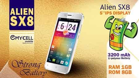 Mycell Alien SX8 Mycell Alien SX8 Smartphone