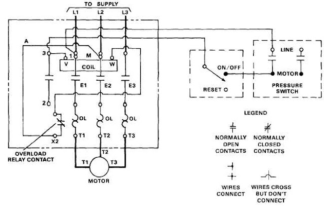 Electric Motor Controls Schematic | Non-Stop Engineering