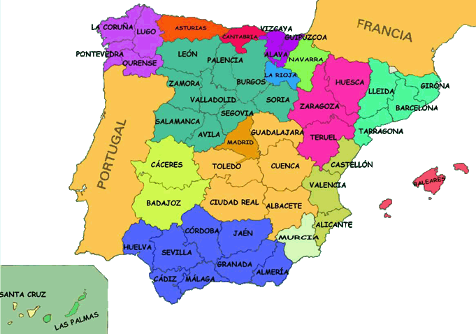 1º ESO PAI: MAPAS JUEGOS PROVINCIAS DE ESPAÑA