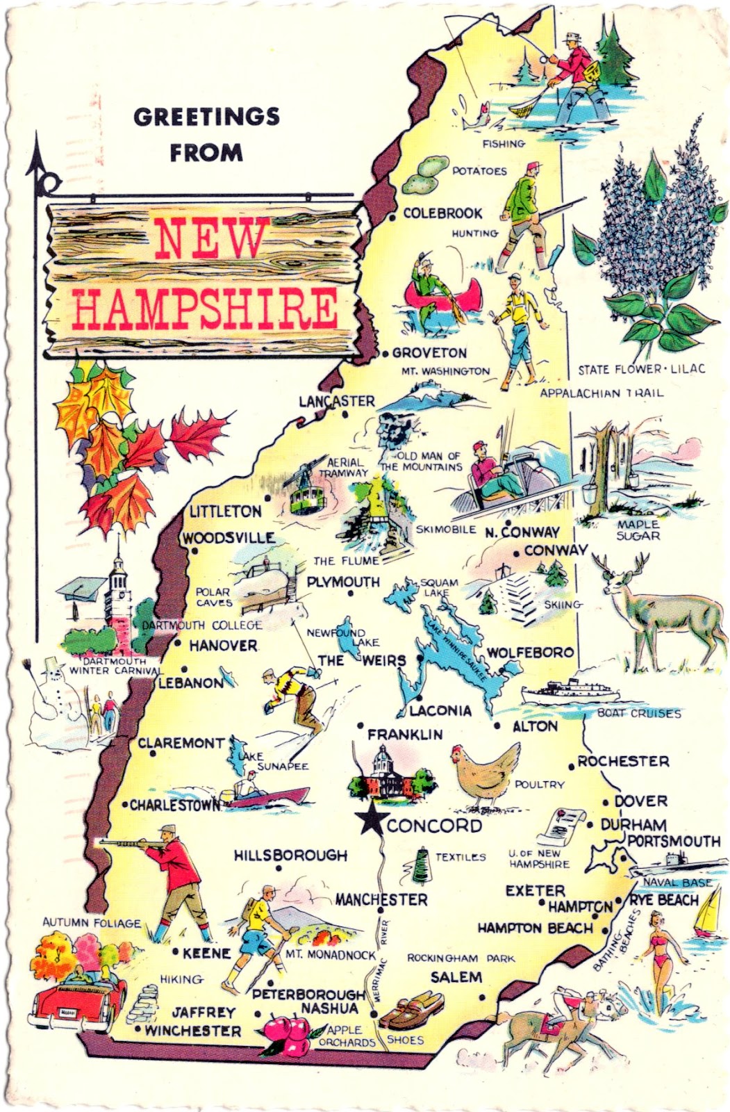 WORLD, COME TO MY HOME! 2325 UNITED STATES (New Hampshire) New