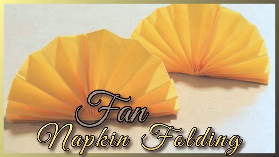 Craftie Kaleidoscope Fan Napkin Folding