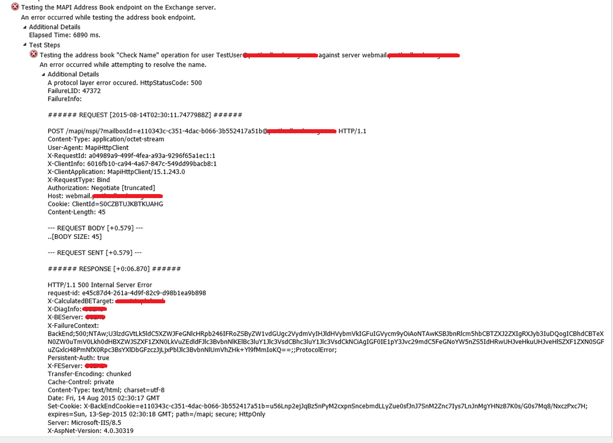Clint Boessen's Blog MAPI NSPI Issues with Exchange 2013