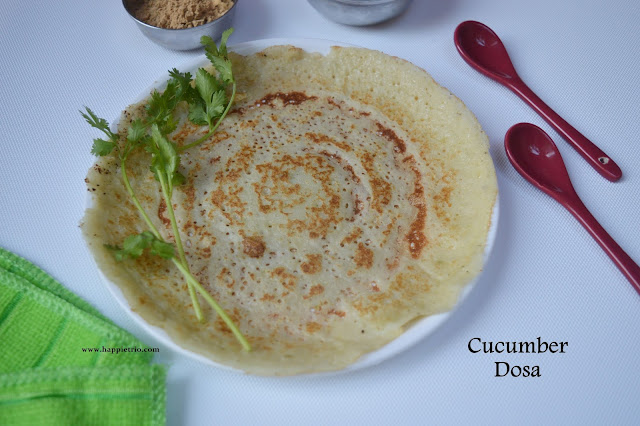 Cucumber Dosa Recipe | Vellarikai Dosai | Mangalore Cucumber Crepes