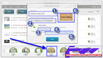 cara video ke dvd dengan dvd burner