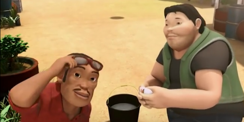 Kopi Hangat: Gambar Adit Sopo Jarwo, Film Animasi Indonesia