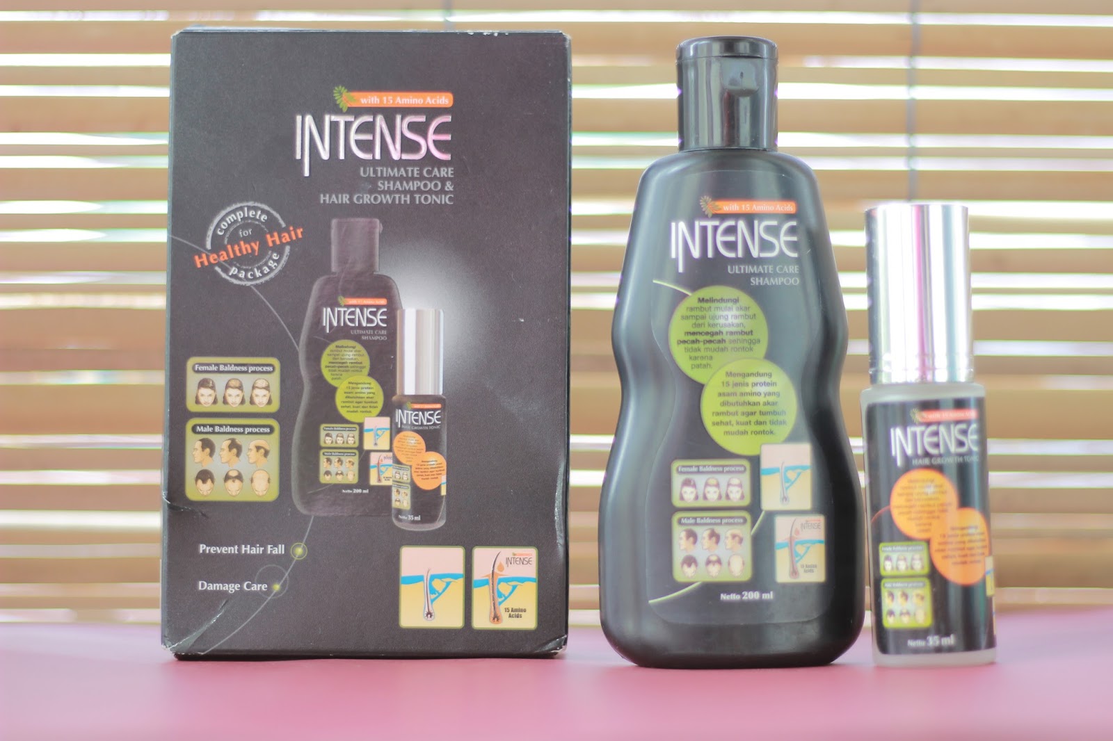 Review Intense Ultimate Care Shampo Hair Growth Tonic Solusi