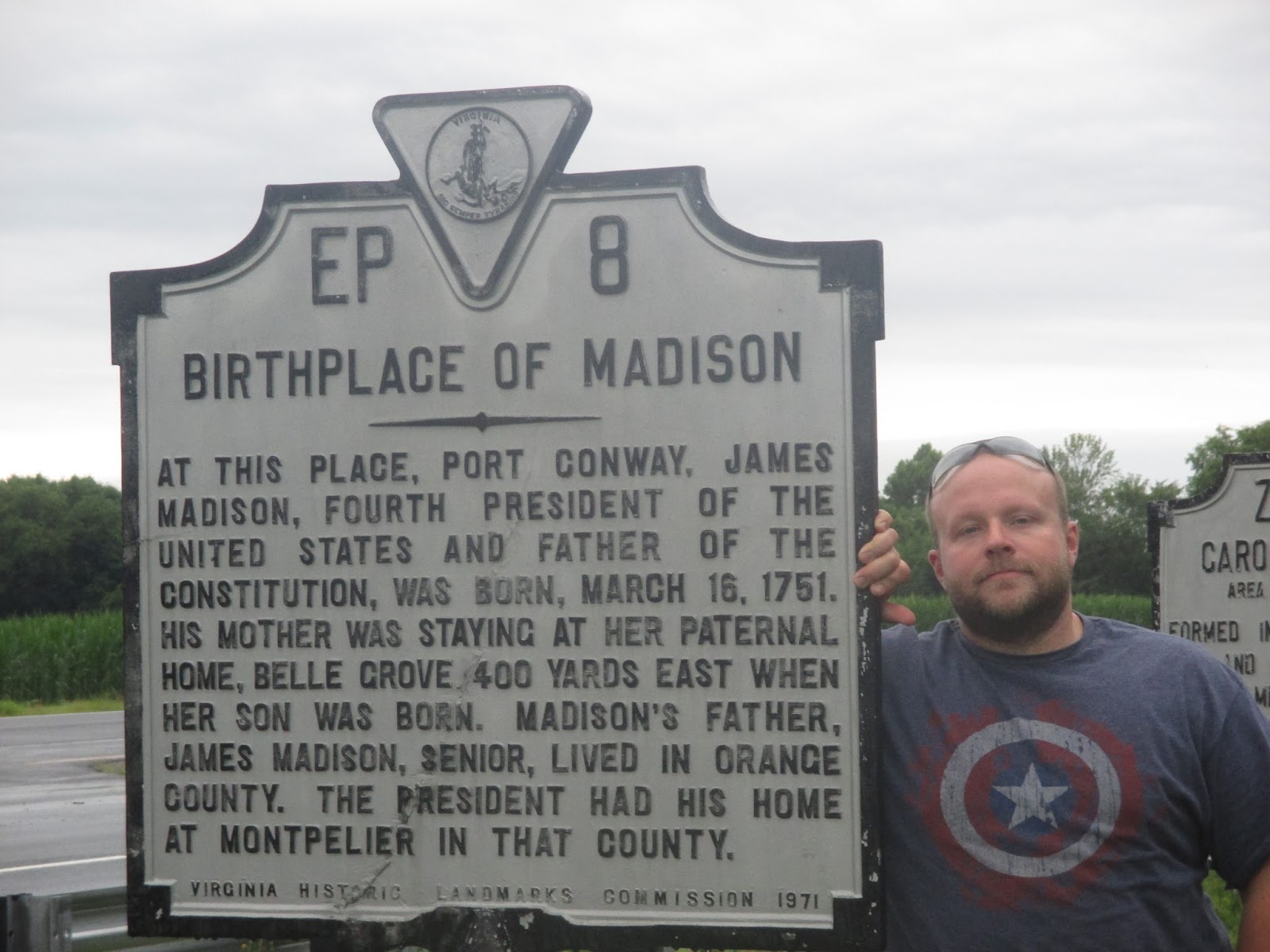 POTUS historical sites James Madison
