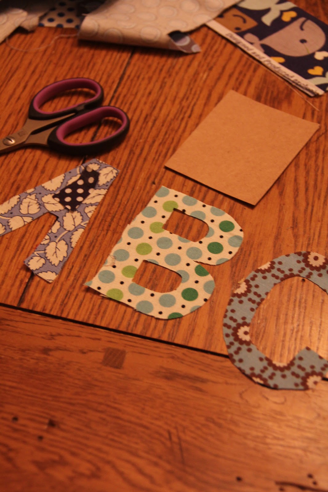 Scrappy Love Alphabet Display