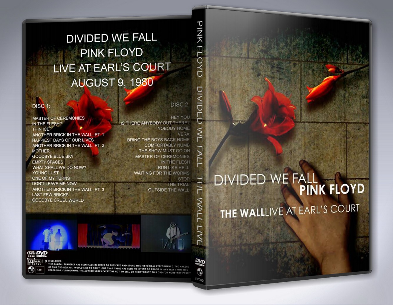 DVD Concert TH Power By Deer 5001 Pink Floyd 19800819 The Wall