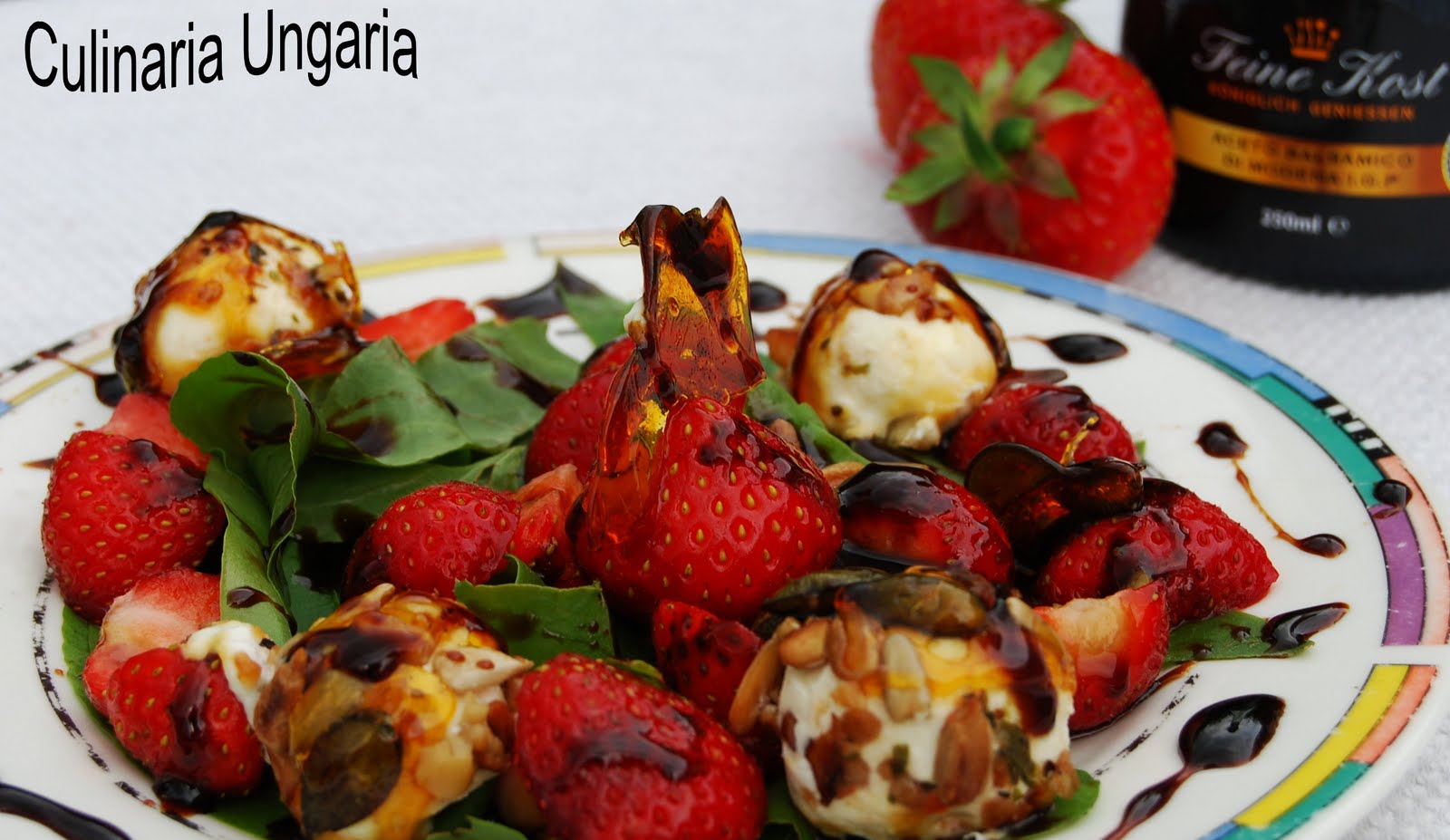 Culinaria Ungaria: Sauerampfer-Erdbeersalat mit Erdbeer-Balsamico-Sirup ...