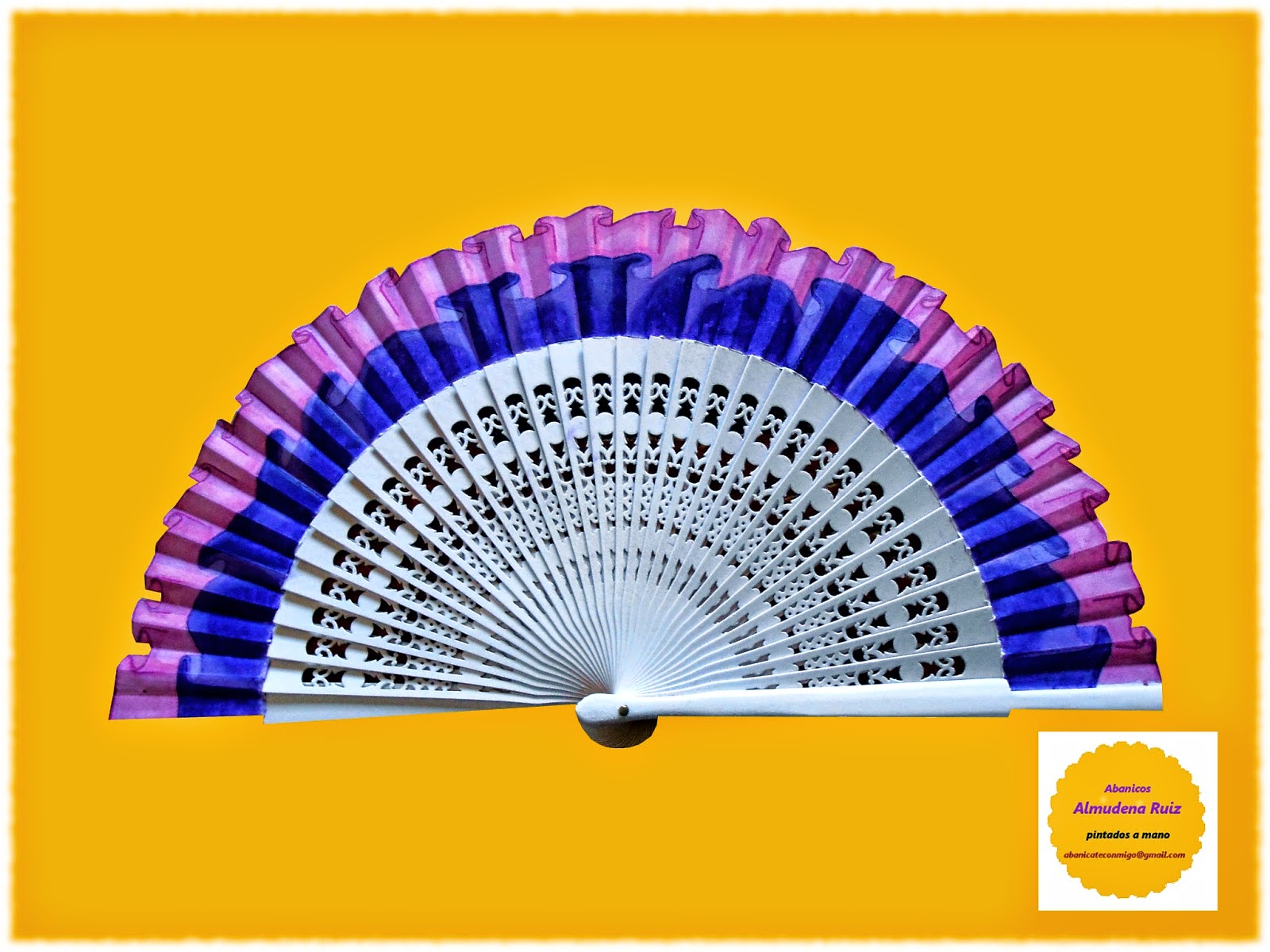 Despidiendo el Año... Abanicos Pintados a Mano. Abanicate conmigo.