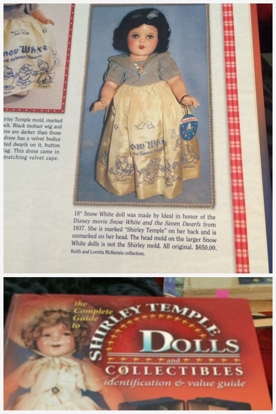 original snow white doll 1937