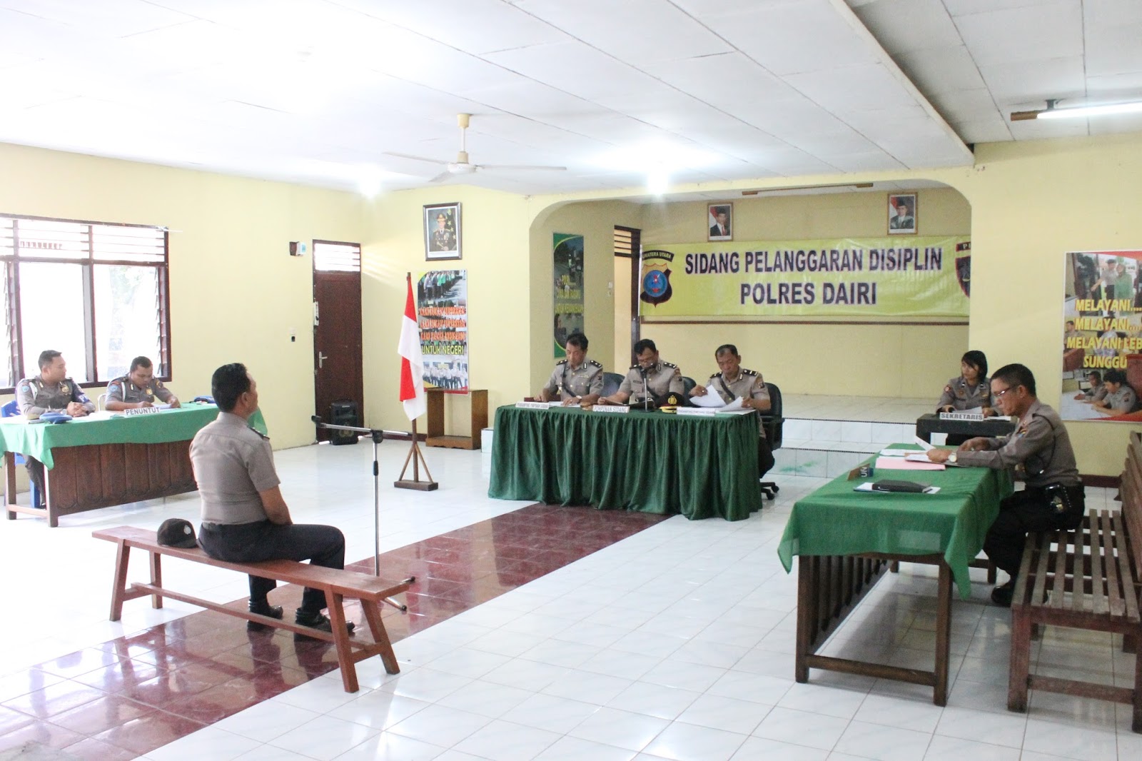 SIDANG DISIPLIN PERSONIL POLRI POLRES DAIRI ( GIAT SI PROPAM