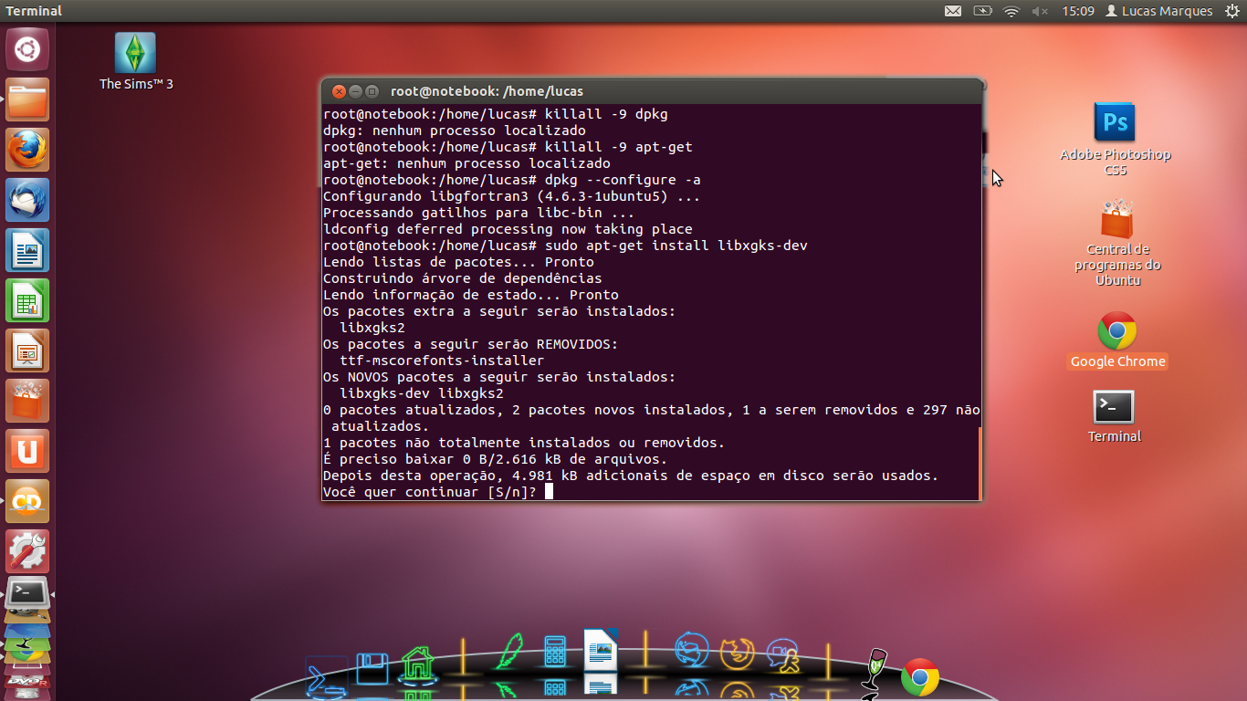Ubuntuor Como desbloquear o "AptGet" Ubuntu