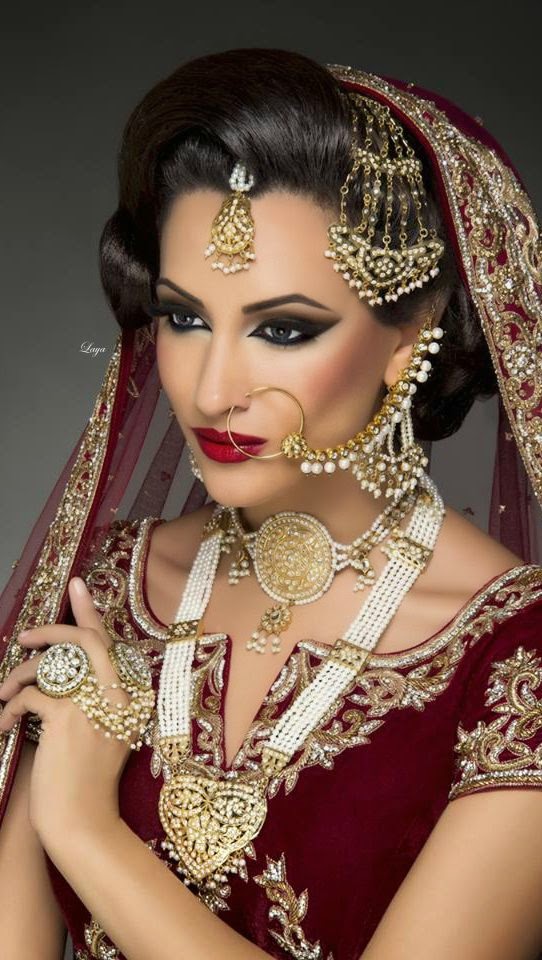 new bridal jhumka and nose ring 2015 - Utho Jago Pakistan