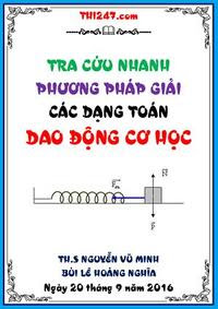 Tra Cứu Nhanh Phương Pháp Giải Các Dạng Toán Dao Động Cơ Học - Nguyễn Vũ Minh