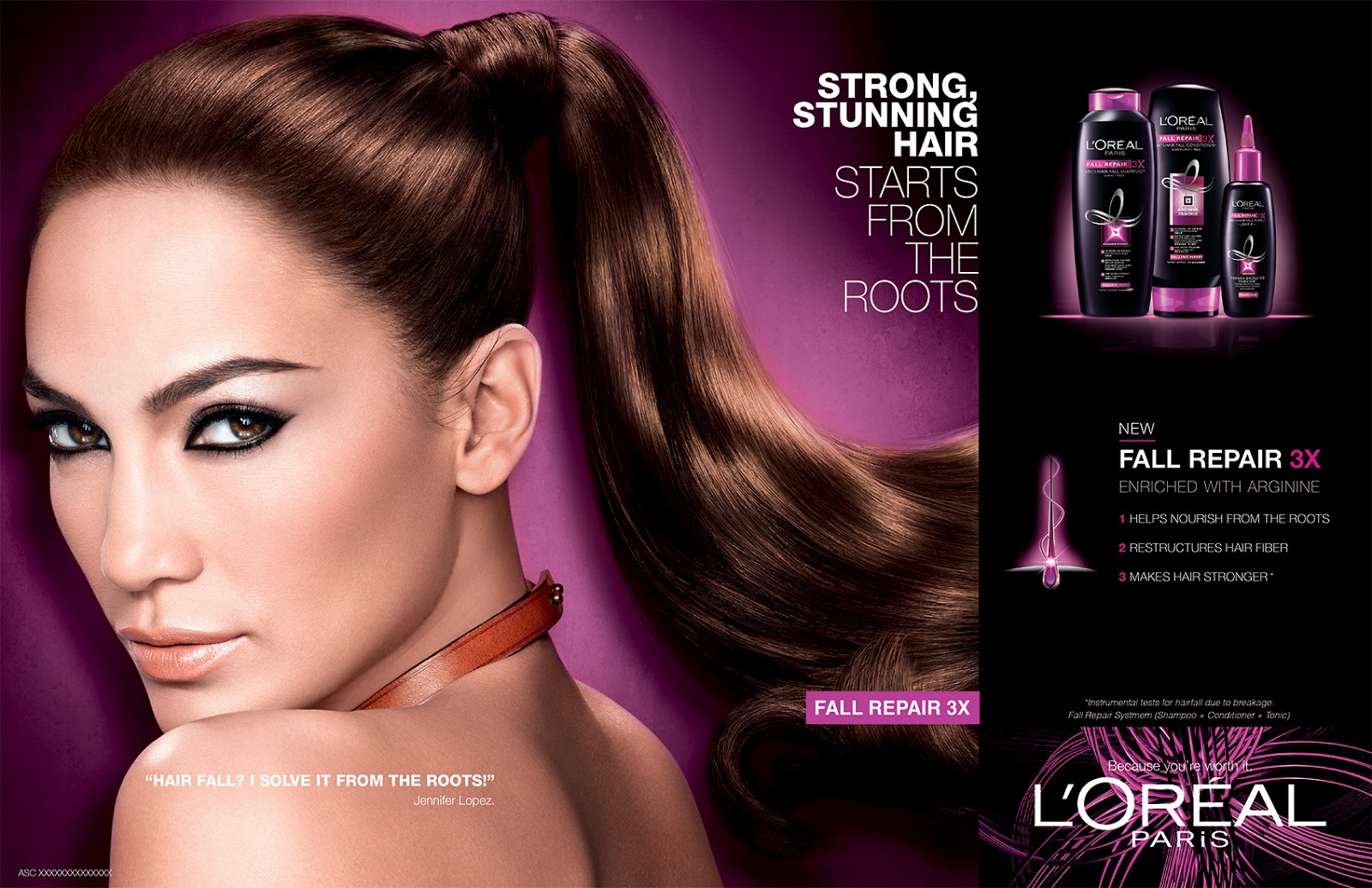 New L'oreal Fall Repair 3x Anti Hair Fall Line