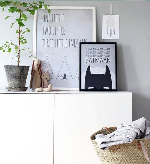 Es Paperets: Batman en una habitación Infantil