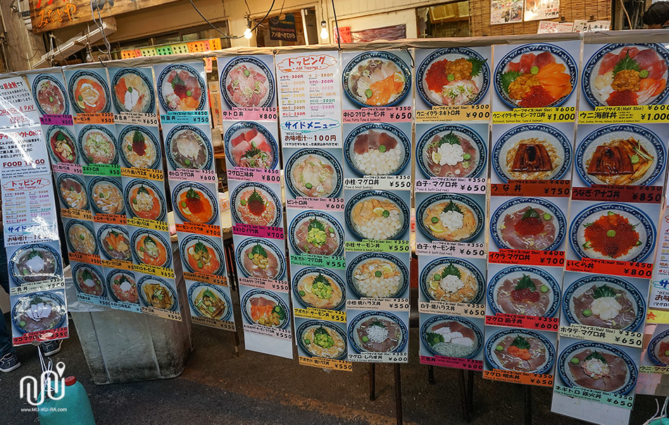 ร้านข้าวหน้าปลาดิบ ตลาดอะเมโยโกะ(Ameyoko)