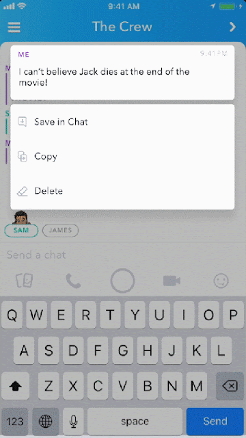 Snapchat's Clear Chats feature to allow users delete sent messages