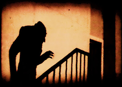 Orlok's shadow in Nosferatu