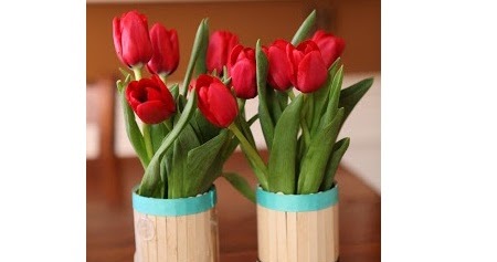 Cara Membuat Vas Bunga Dari Stick Es Krim Yang Ternyata Tak Sulit Lho Inspirasi Warna