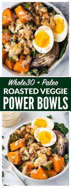 Whole30 Vegetarian Power Bowls