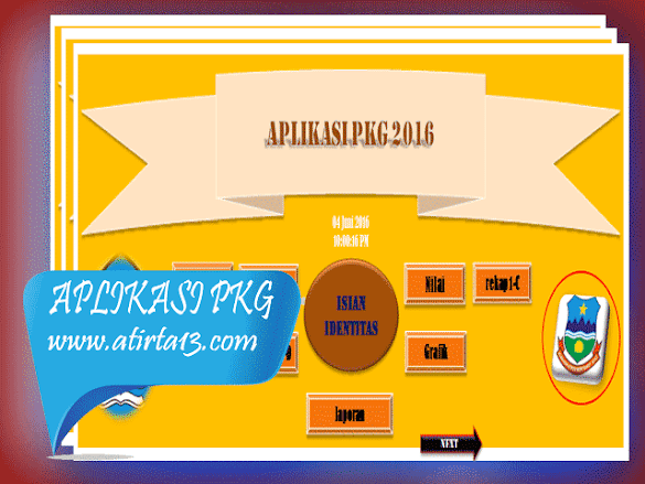 Aplikasi Pkg Terbaru 2016 Format Excel Plus Grafik Skor Pkg
