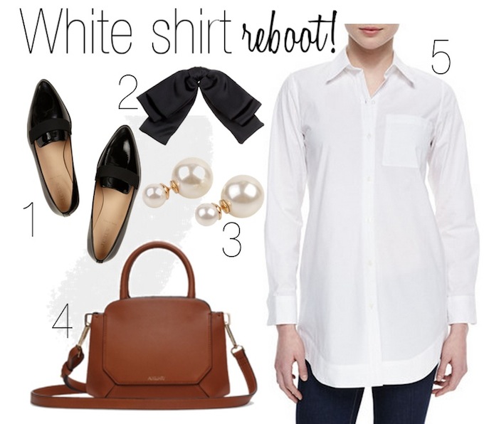 women's oxford shirt outfit idea spring 2015