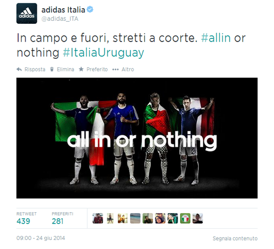 adidas italia management