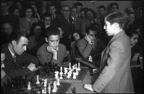 Simultáneas de Arturito Pomar en Lérida el 17 de abril de 1946 (9)