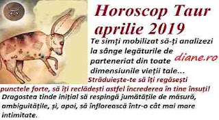 Horoscop aprilie 2019 Taur 