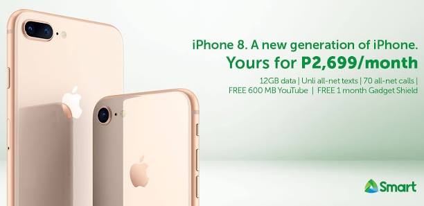 Smart Now Offers iPhone 8 and iPhone 8 Plus; Starts at Php2,699
