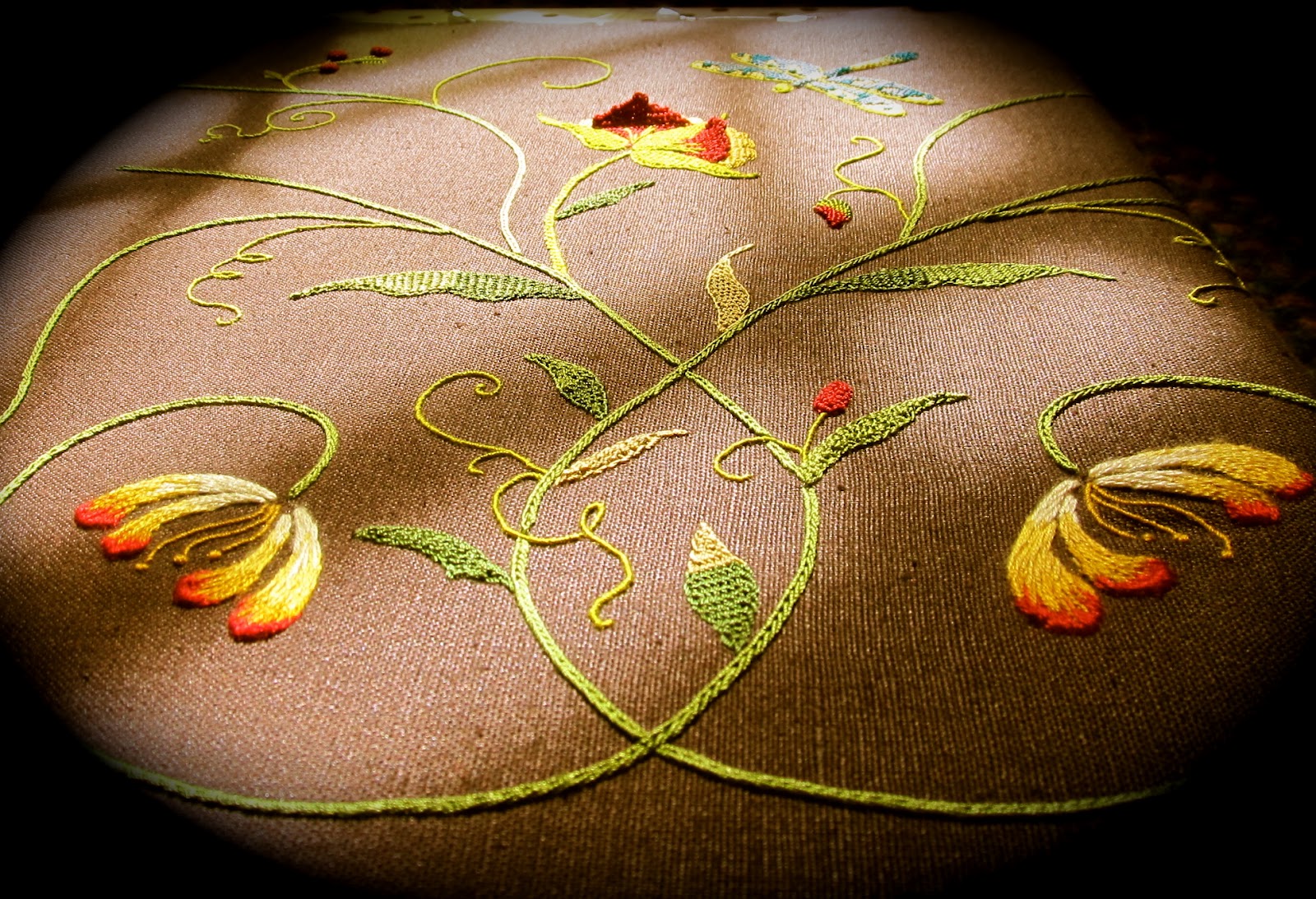 Baroque Embellishments Progress Continues On Enchanted Shawl