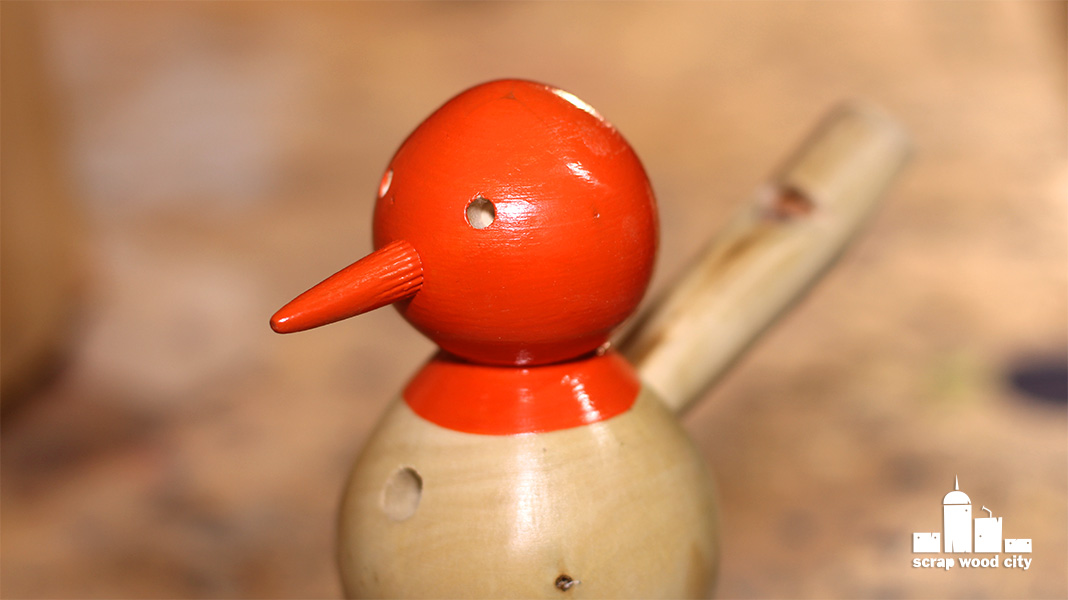 scrap wood city How to make a toy bird whistle on the wood lathe